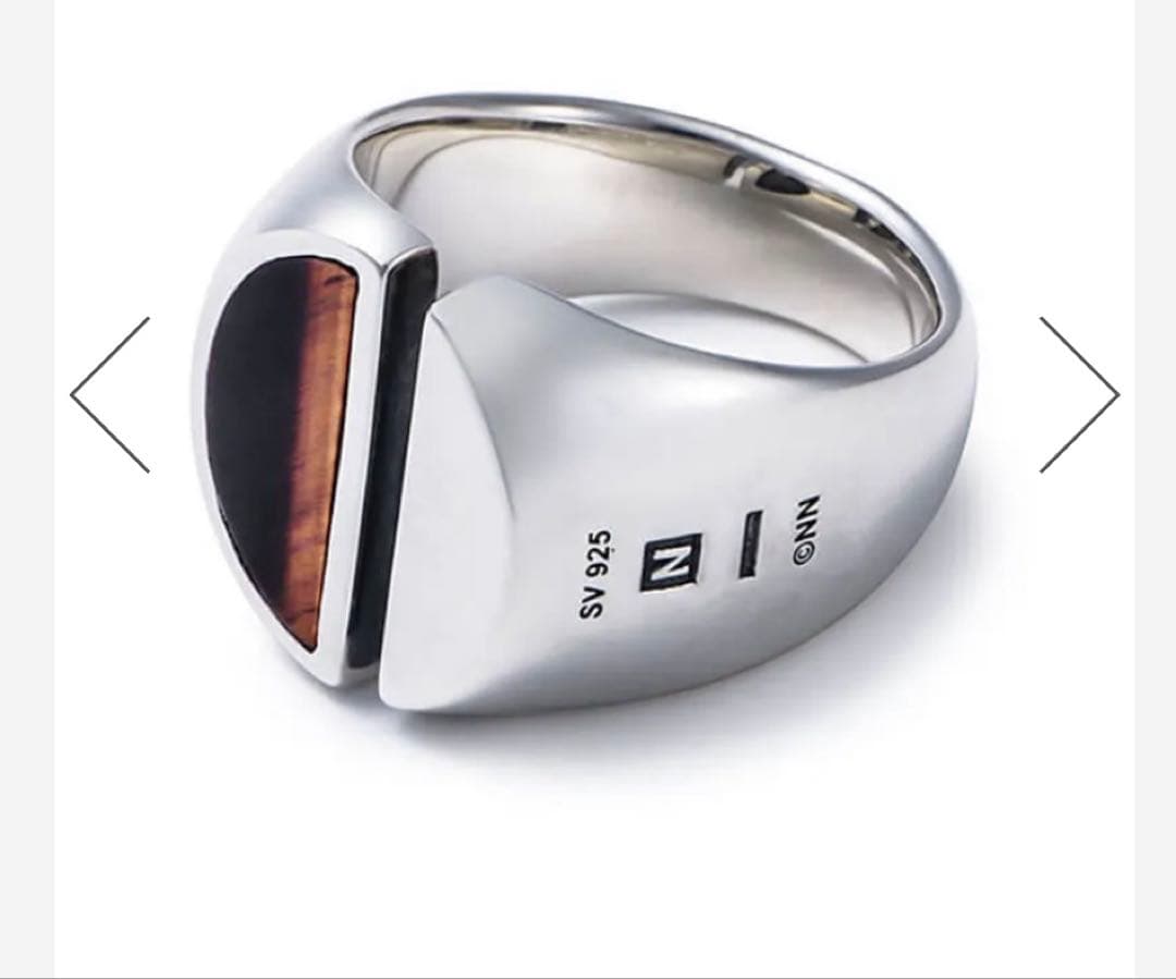 NIL DUE NIL UN SPLIT CARVED SEAL RING11号 - メルカリ