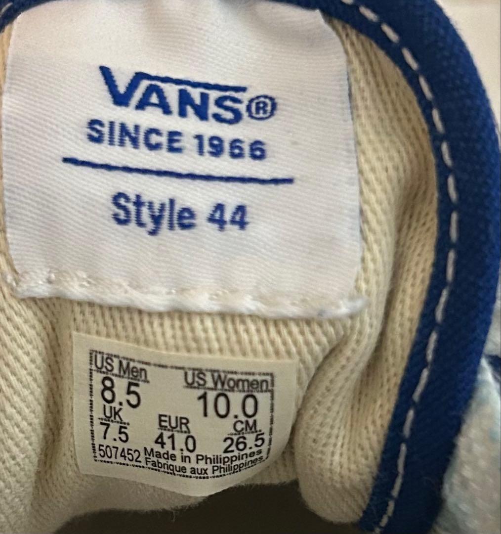 VANS Anaheim authentic 44DX ブルー 26.5cm