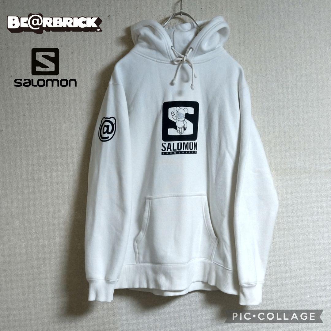 ❮完売☆❯サロモン×ベアブリック パーカー SALOMON BE@RBRICK SALOMON（サロモン） フーディー スウェット パーカー ビッグロゴ