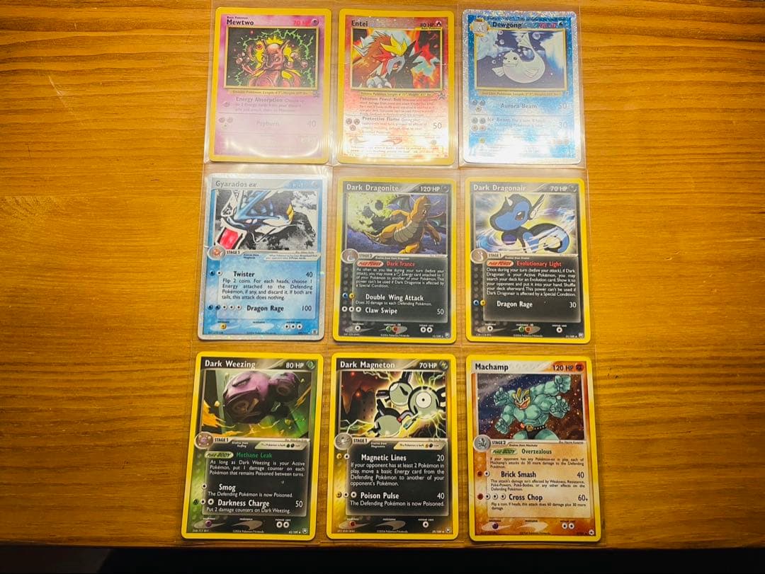 英語版 旧裏 ミュウツー プロモ ギャラドスEX わるいカイリュー エンテイ 他 ミュウツー 英語版 JR プロモ 旧裏 - メルカリ