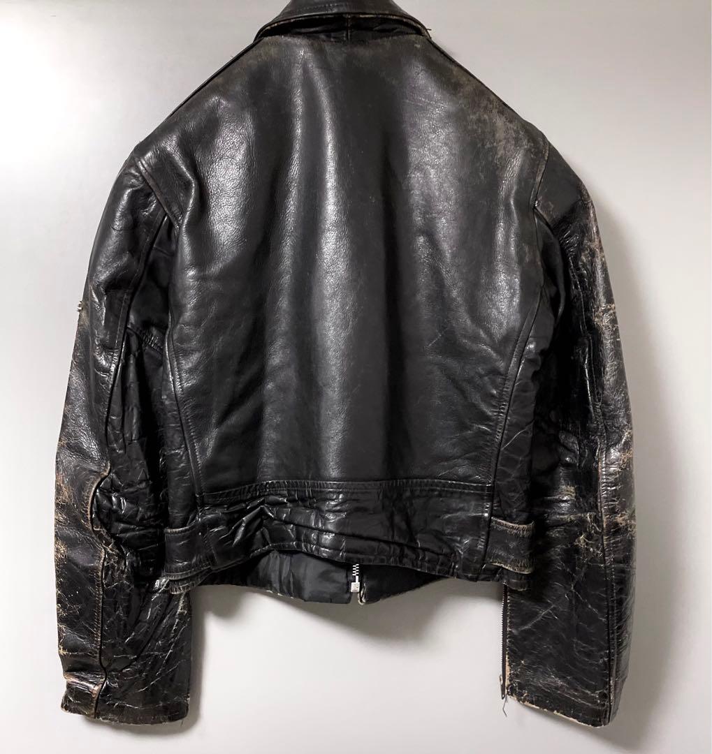 入手困難 激レア 50s ヴィンテージ レザーライダースジャケット ワン