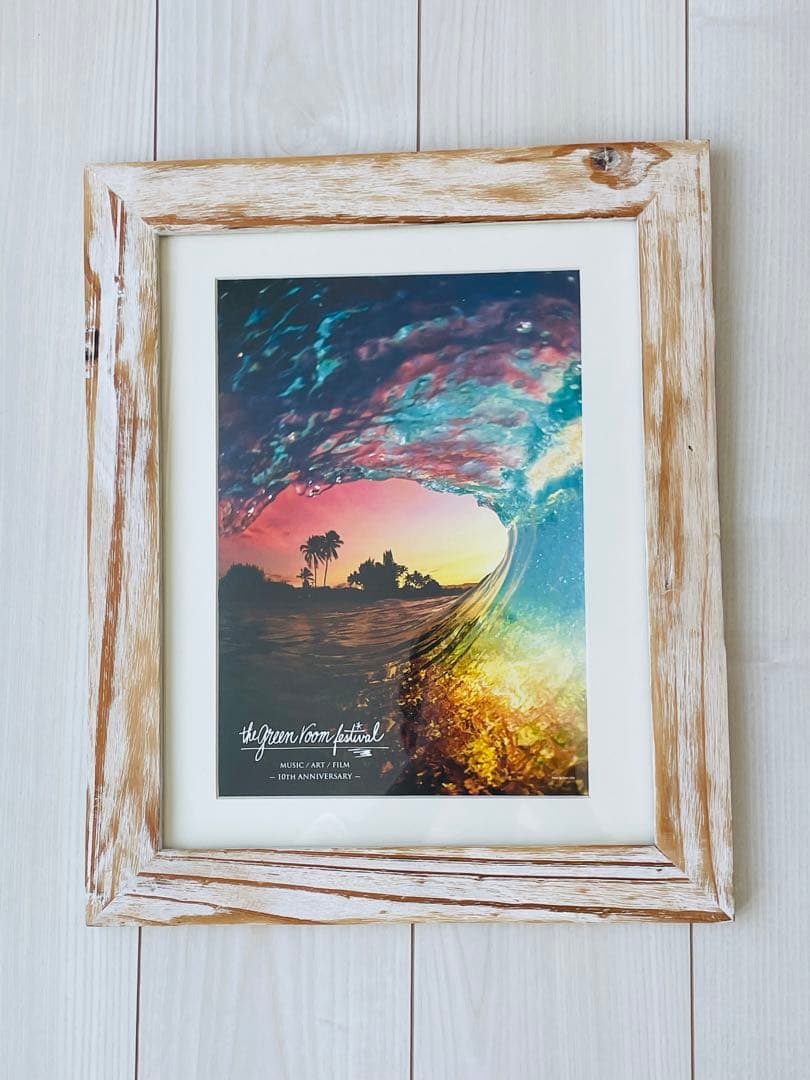Greenroom Gallery サーフ ハワイアンアート 木製フレーム ハワイ好き、サーフィン好き必見☆ヘザーブラウンの作品ならGreenRoom
