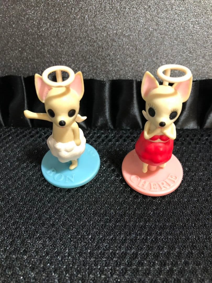 平成レトロ 激レア チワワワールド2個セット天使バージョン チワワワールド 犬 チワワ 天使 フィギュア マスコット 4種セット ㉑