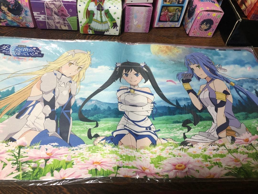 ダンまち　プレイマット　イベント限定 イベント・BOL限定】ラバープレイマットスリム Z/X -Zillions of enemy