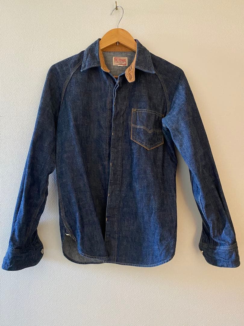 釣*中様 【美品】DELUXEWARE デニムシャツ　 L アメカジ アメカジブランド,デラックスウエア,長袖 | ろーぐす オンライン