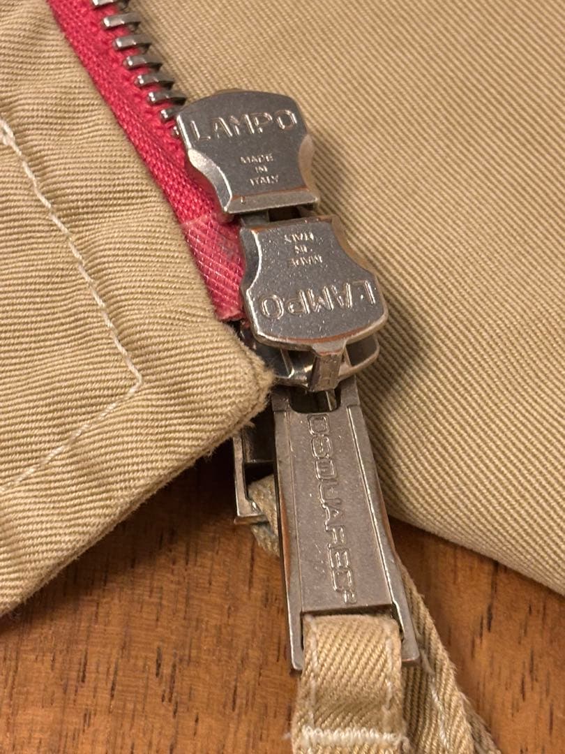 DSQUARED2ベージュ ダブルジップアップジャケット 短丈 - メルカリ