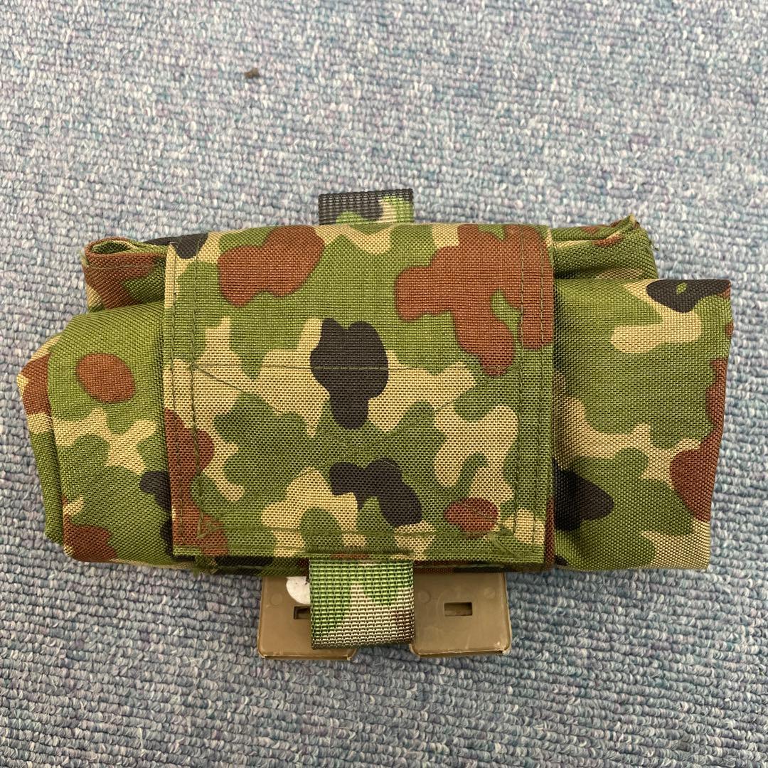 陸自迷彩 ハンドメイドロールアップダンプポーチ サバゲー用ケース