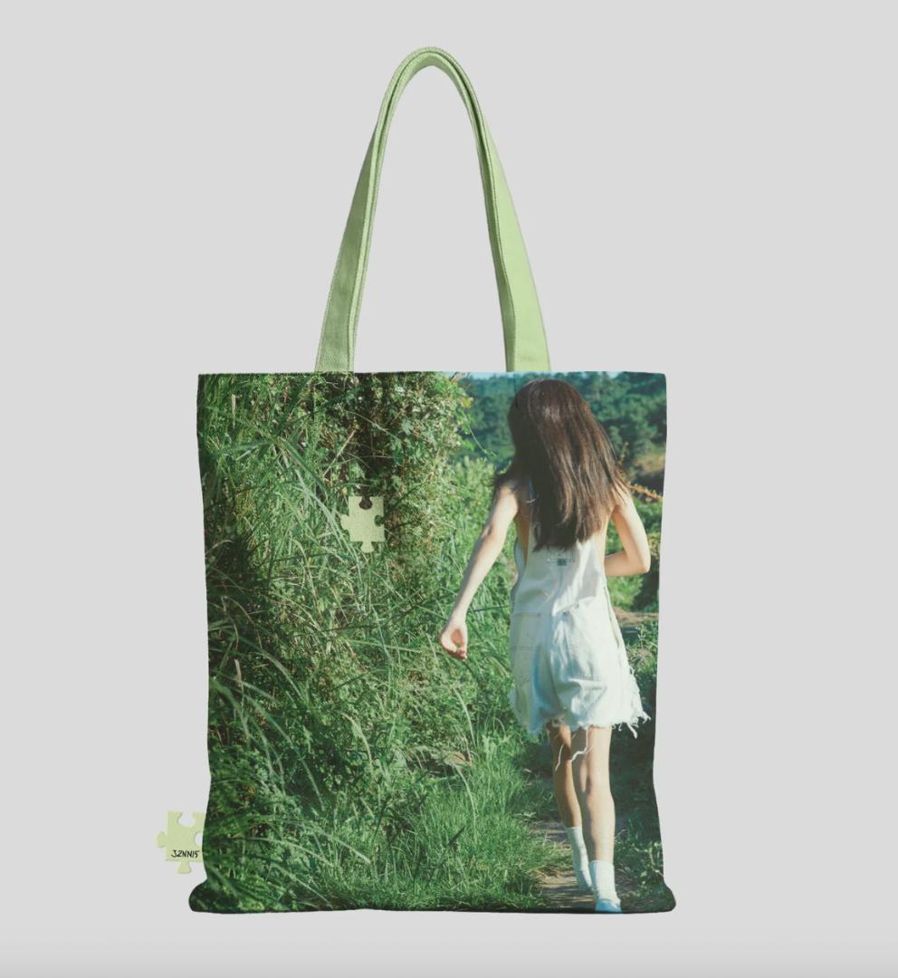 JENNIE 写真展 J2NNI5 POP UP 代官山 トートバッグ 緑