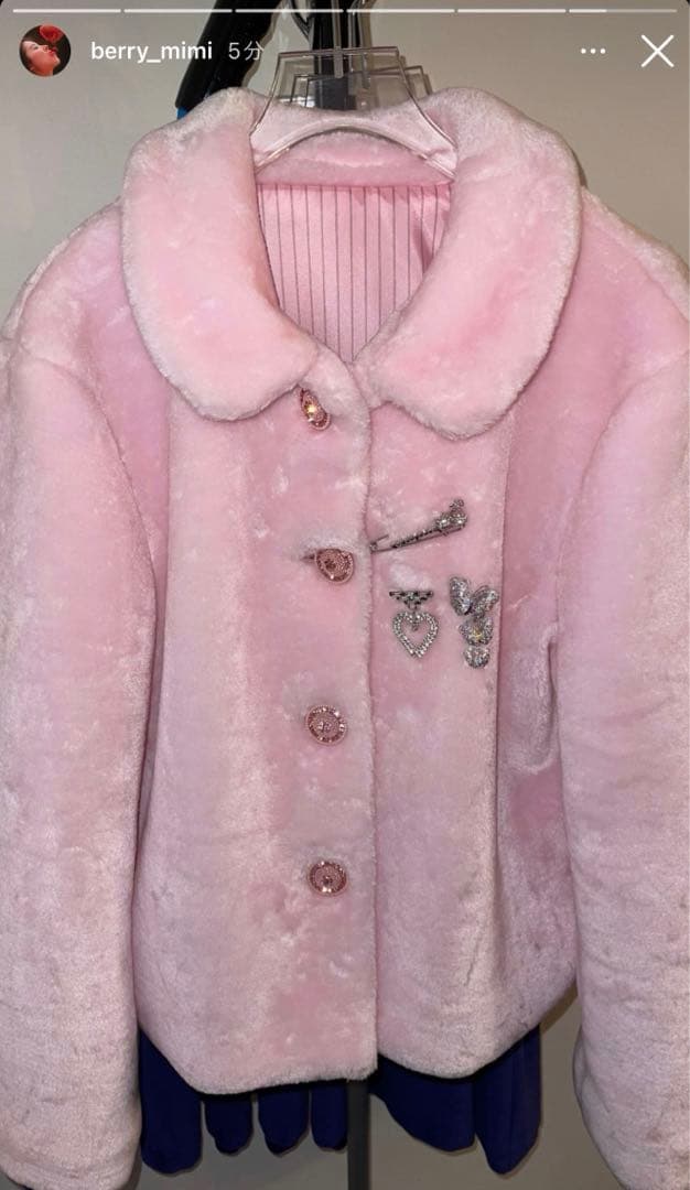 raspberry pie ラズベリーパイ　アウター　pink