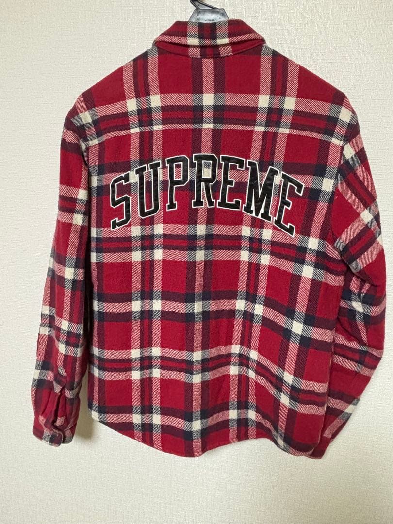 Supreme ネルシャツ キルティング M
