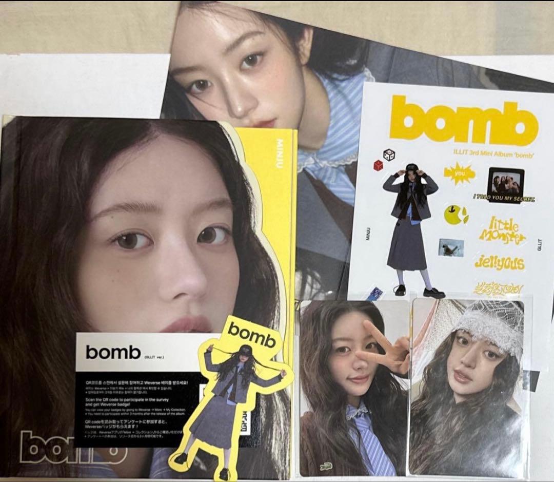 ILLIT bomb ミンジュ GLLIT ver トレカ - メルカリ