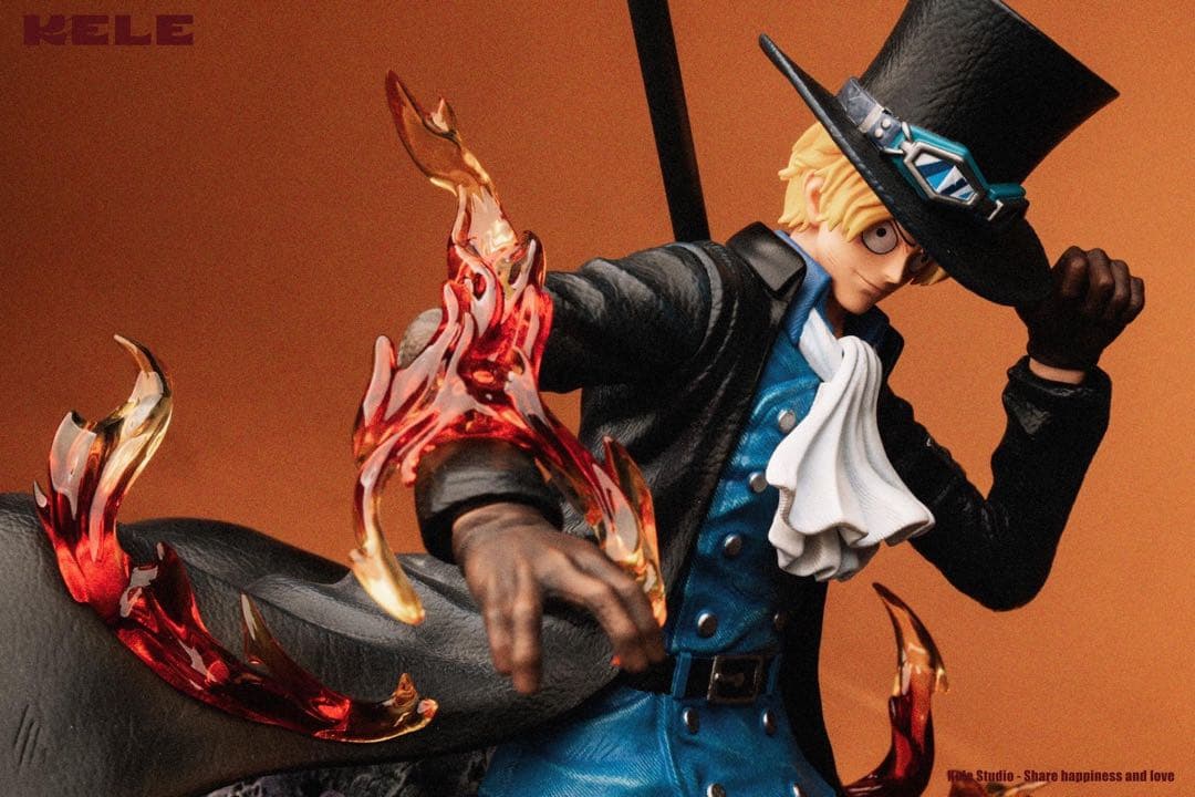 ONE PIECE ワンピース 革命軍 サボ ガレージキット フィギュア塗装済み