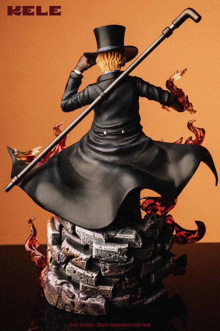 ONE PIECE ワンピース 革命軍 サボ ガレージキット フィギュア塗装済み