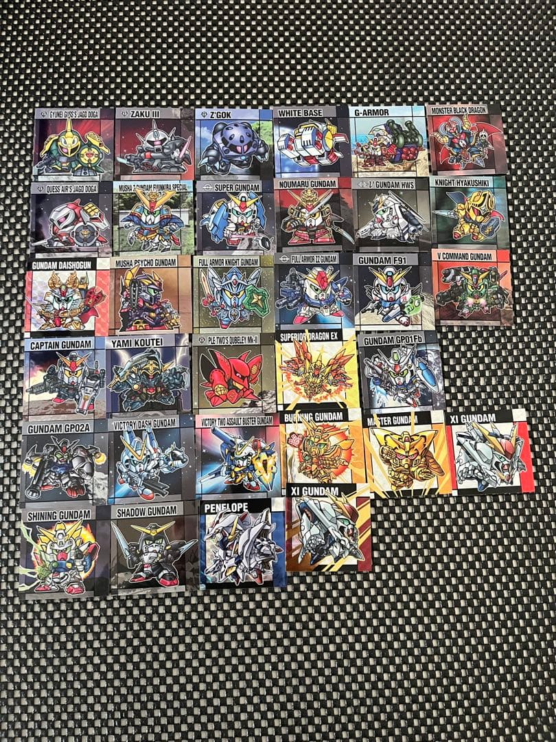 元祖SDガンダムスナックⅡ シール 全33種フルコンプセット - メルカリ