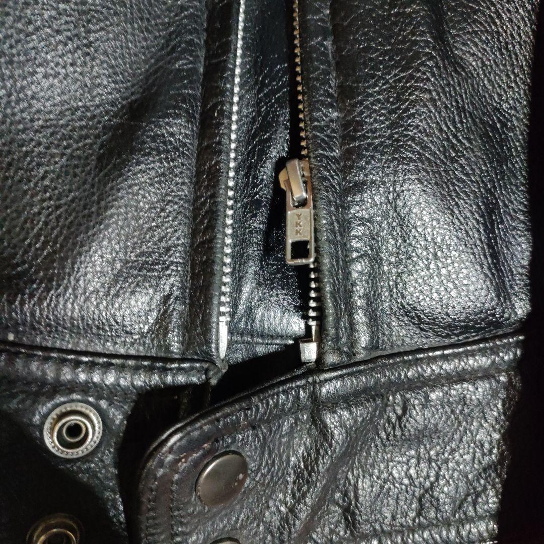 美品レアモデル KADOYA Ksleather シングルライダースМシボ本革