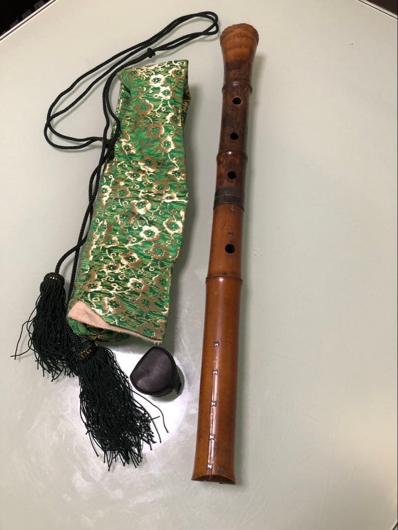尺八本体 管楽器 雅楽 和楽器 竹製 5穴 約55cm ケース付き 尺八 合竹 直管 節無し 1尺5寸 （2103） | 邦楽器,尺八 通販なら和楽器