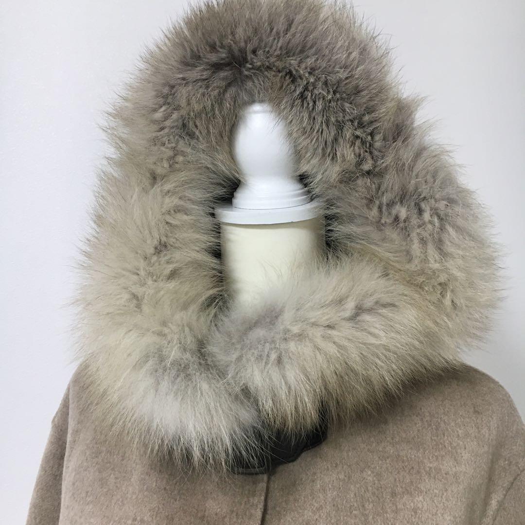 美品 定価45万円 FOXEY フォクシー カシミヤ100% ファー コート - メルカリ