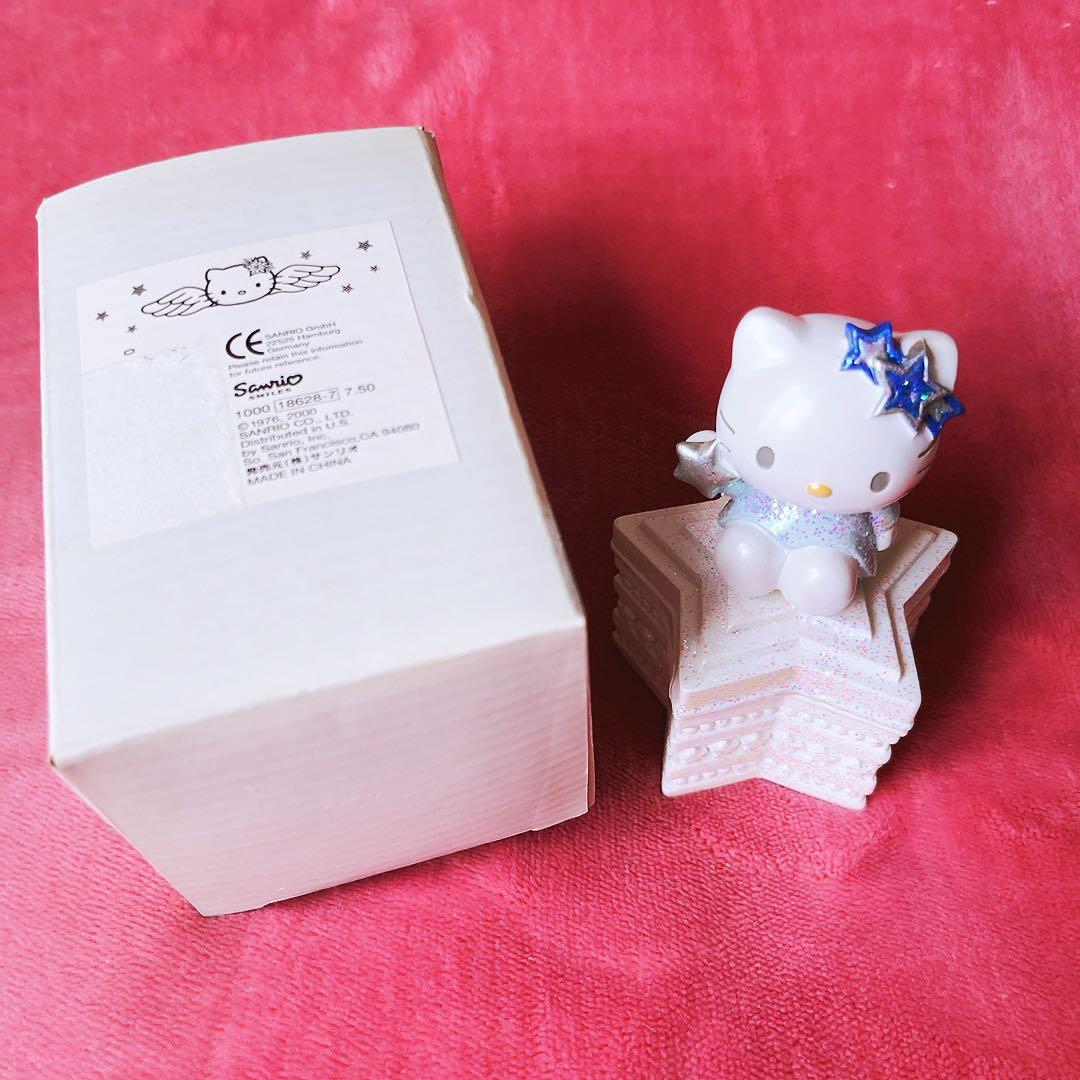 希少レア　ハローキティ　エンジェルキティ　星型　小物入れ　陶器　オブジェ