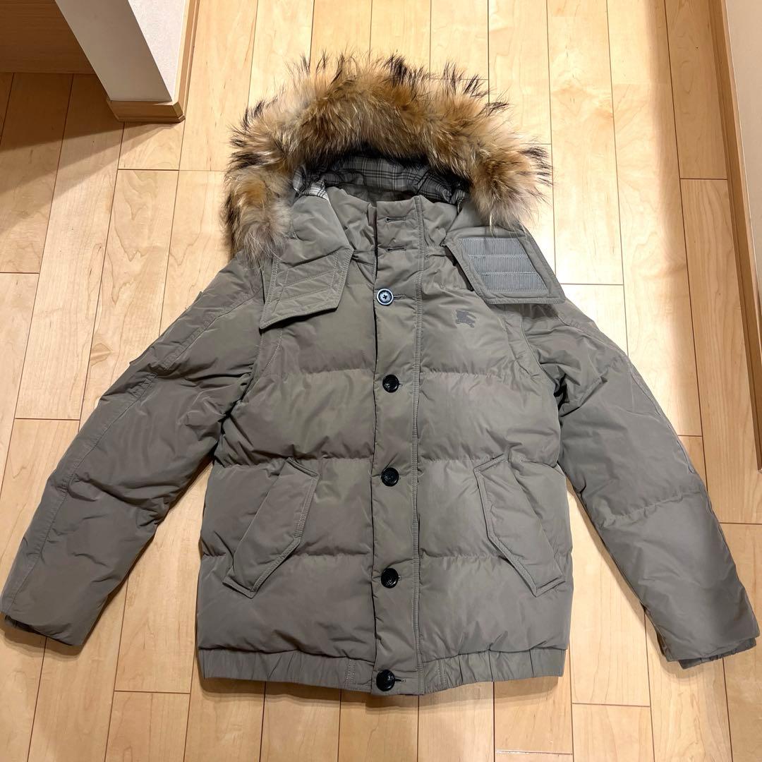 バーバリー ダウンジャケット 袖・フード取り外し可能 Lサイズ - メルカリ