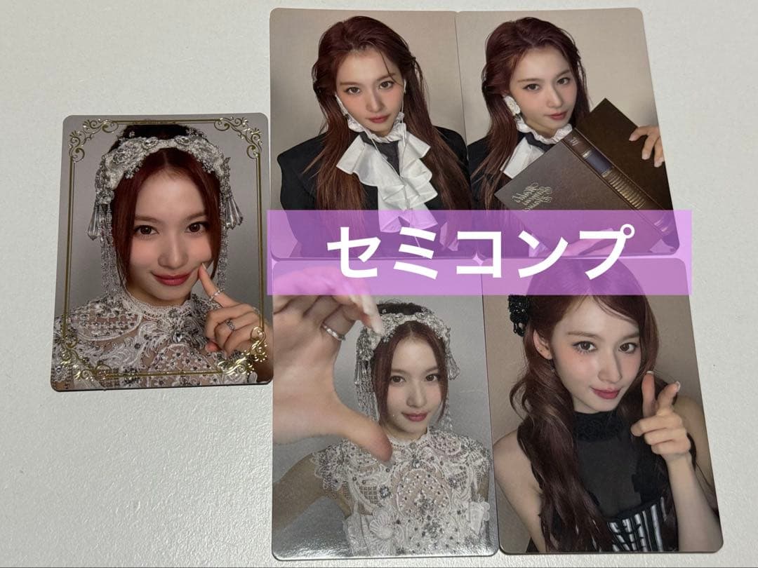 MISAMO　トレカ　ラキドロ　箔押し　サナ　5枚　セミコンプ