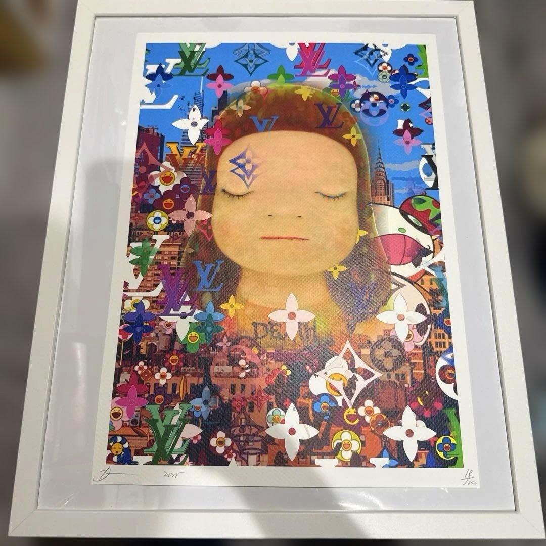DEATH NYC 現代アート　世界100枚限定 ヴィトン　村上隆　奈良美智 Yahoo!オークション -「death nyc 世界限定100枚 アートポスター 奈良