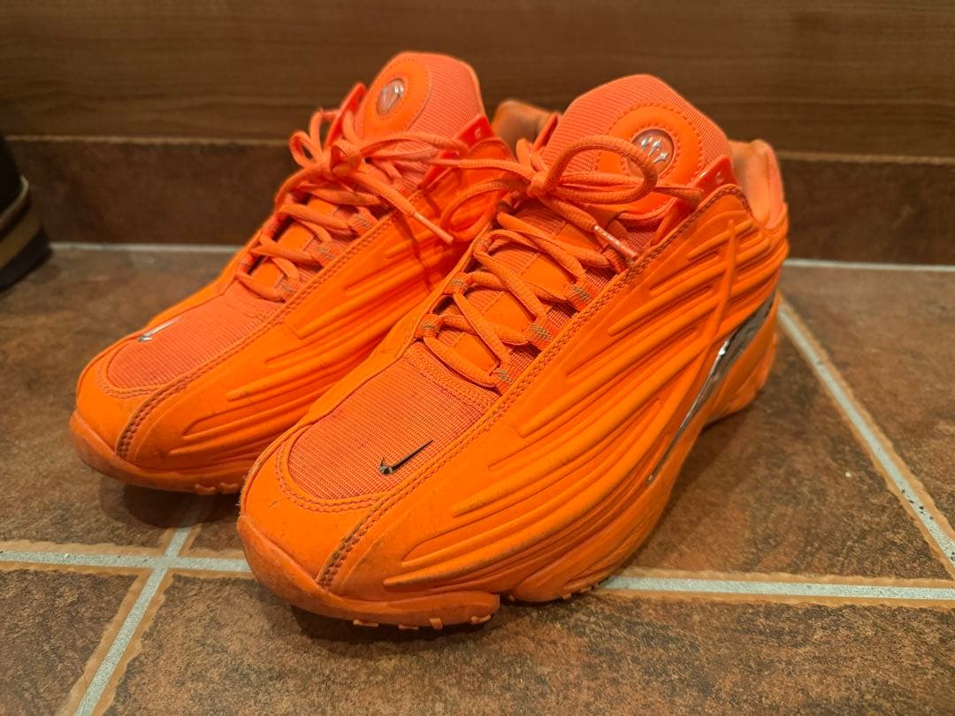 ノクタ　オレンジ　NIKEHOTSTEP2 かつき着用 NIKE NOCTA HOT STEP II TOTAL ORANGE/CHROME-UNIVERSITY GOLD