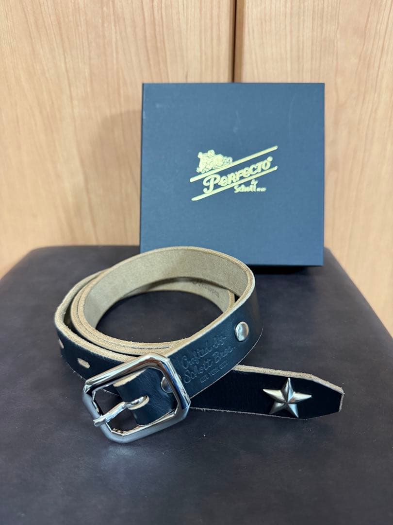 小物 schott PERFECT BELT NARROW 36