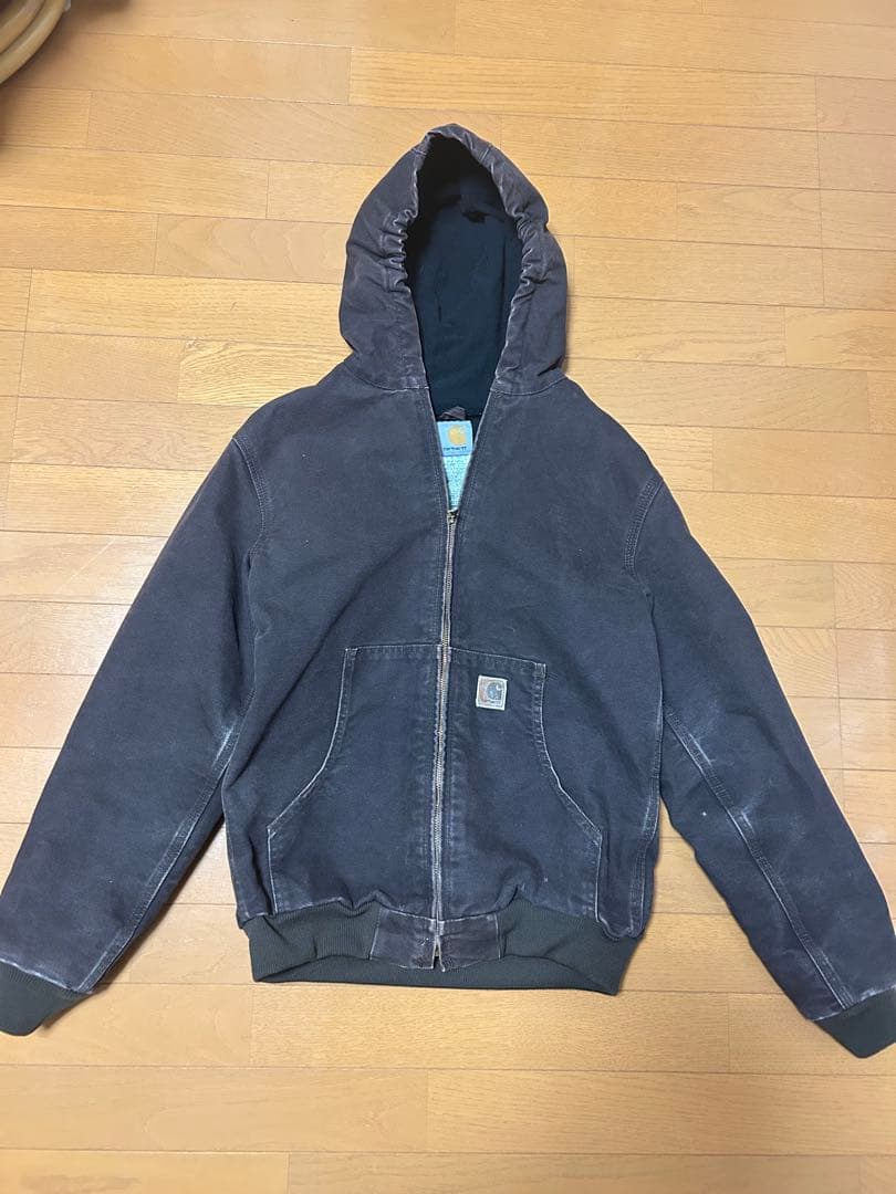 Carhartt アクティブジャケット ダークブラウン レアカラー 美品00s carhartt カーハート アクティブジャケット ダック ブラウン