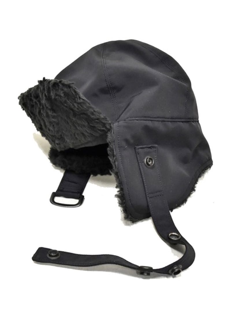 JULIUS HEAVY BOA FLIGHT CAP フライトキャップ 黒
