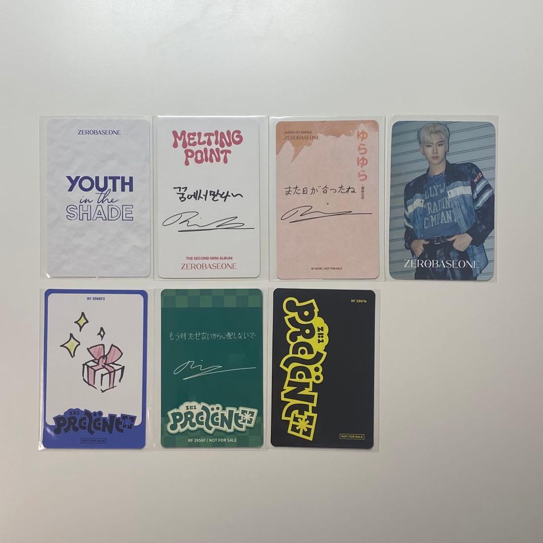 zerobaseone zb1 ゼベワン リッキー トレカ セット - メルカリ