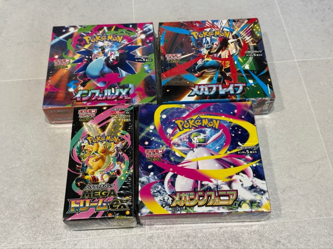 桃*読様 ポケモンカード　シュリンク付き　4box まとめ