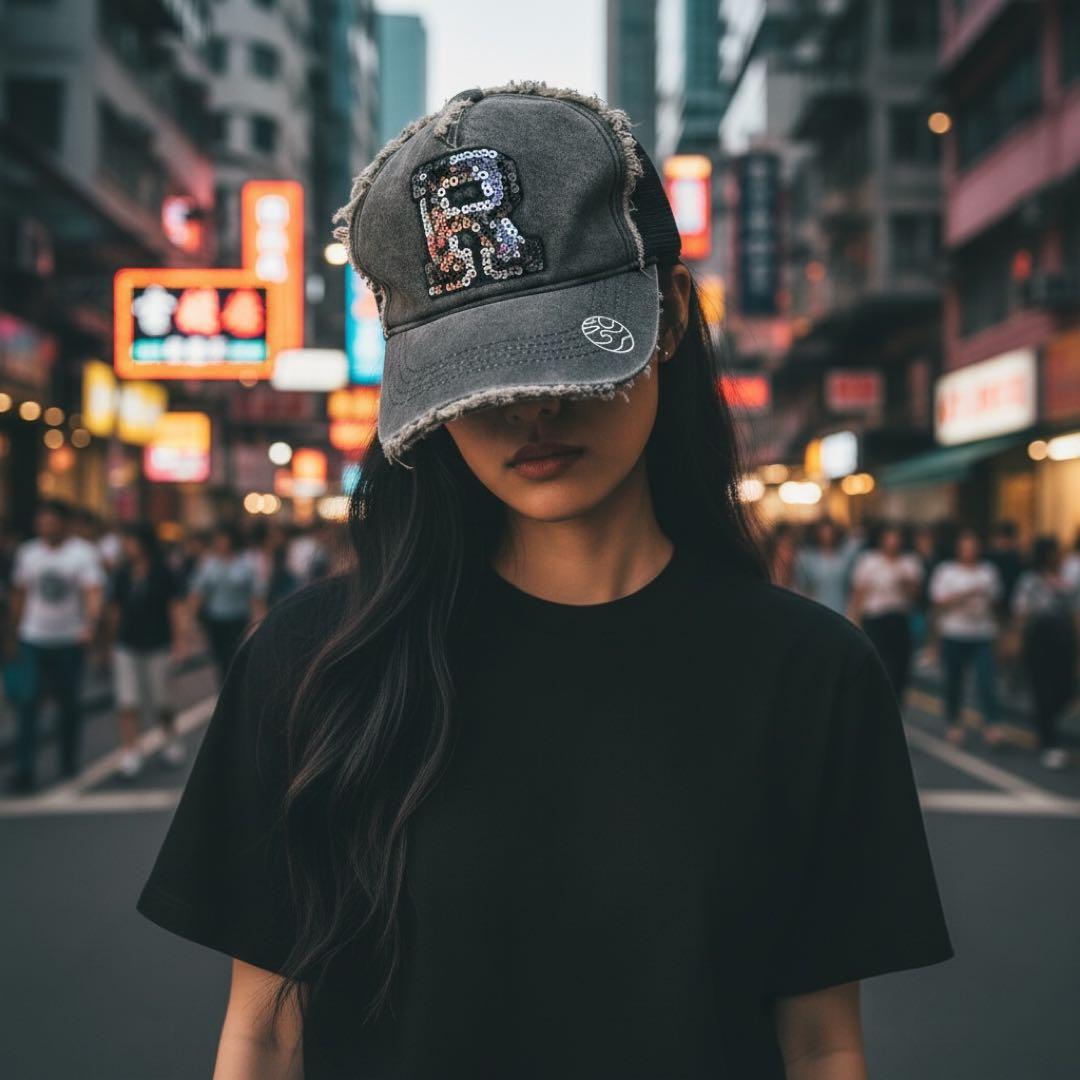 希少色 ロンハーマン別注 ヨシノリコタケ グレー スパンコール y2k