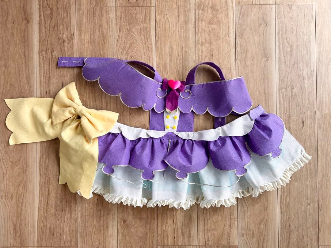 名探偵プリキュア　キュアアンサー風コスチューム キュアアンサー風 名探偵プリキュア 型紙 無料 配信 100円均一