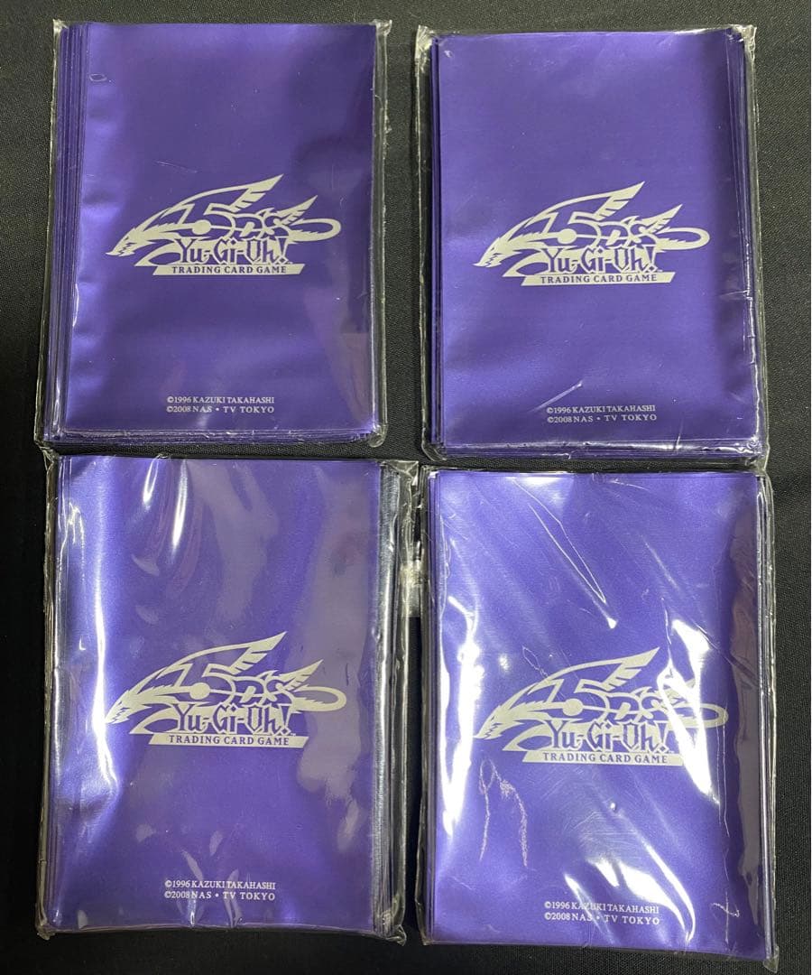 未開封 遊戯王5D's tin缶 スリーブ パープル 160枚 - メルカリ