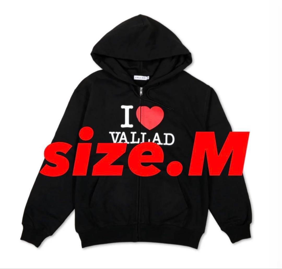 最安 値下げ 早い者勝ち I LOVE VALLAD ZIP HOODIE M