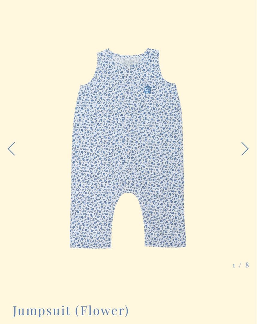 ロンパース・カバーオール house on the hill Jumpsuit(flower) 90