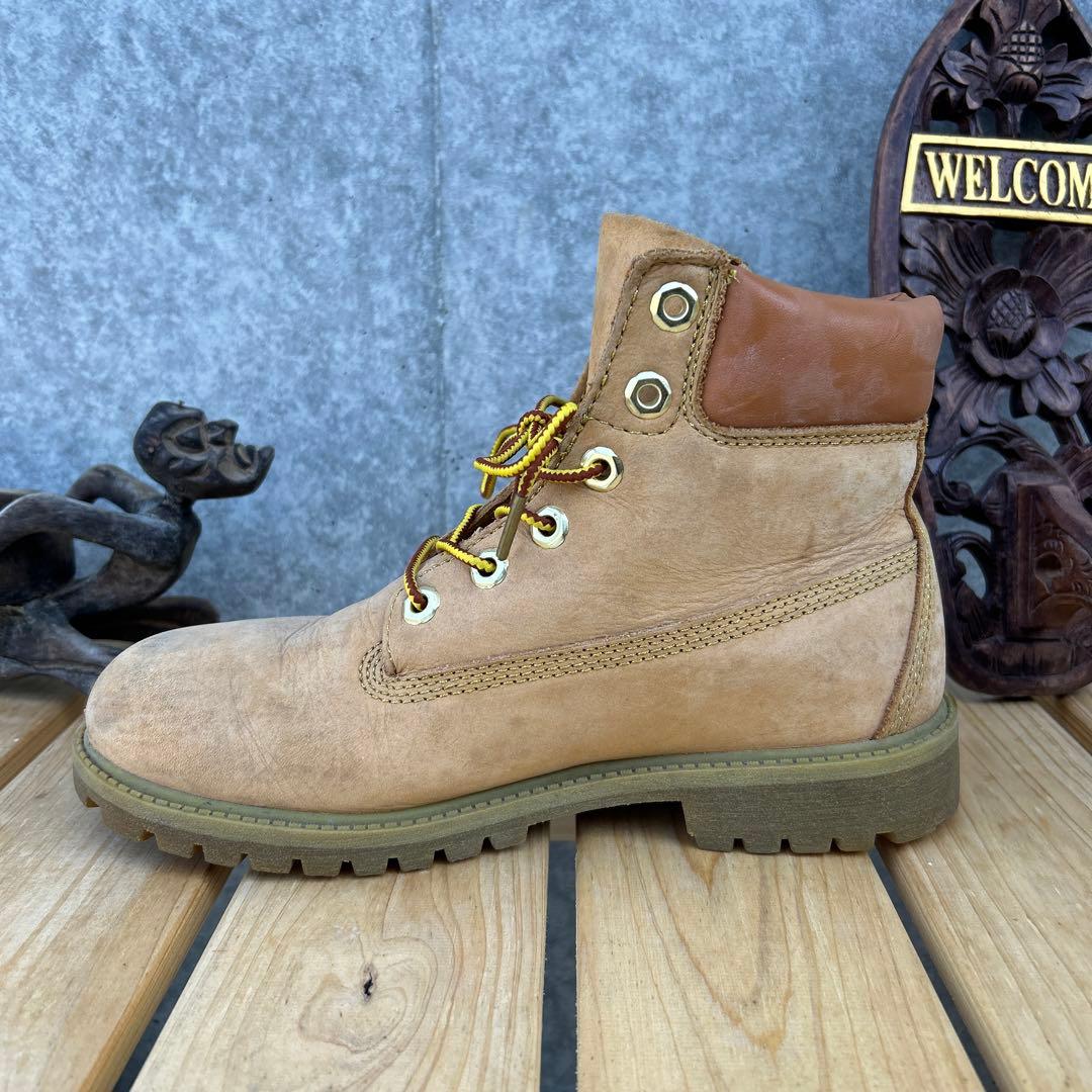 ティンバーランド 23.5センチ ベージュ ワークブーツ 値段交渉致します