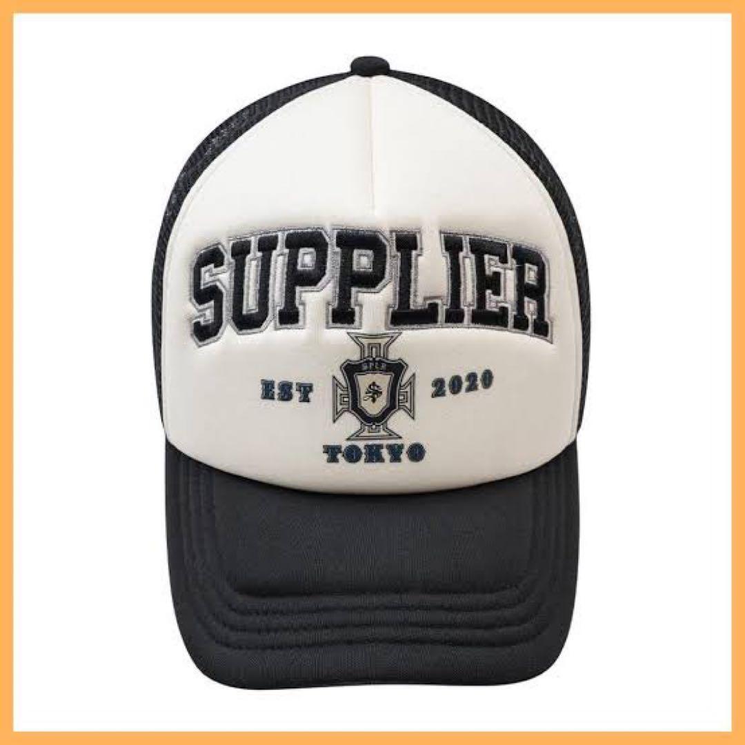 SUPPLIER サプライヤー クロスカレッジロゴ メッシュキャップ - メルカリ