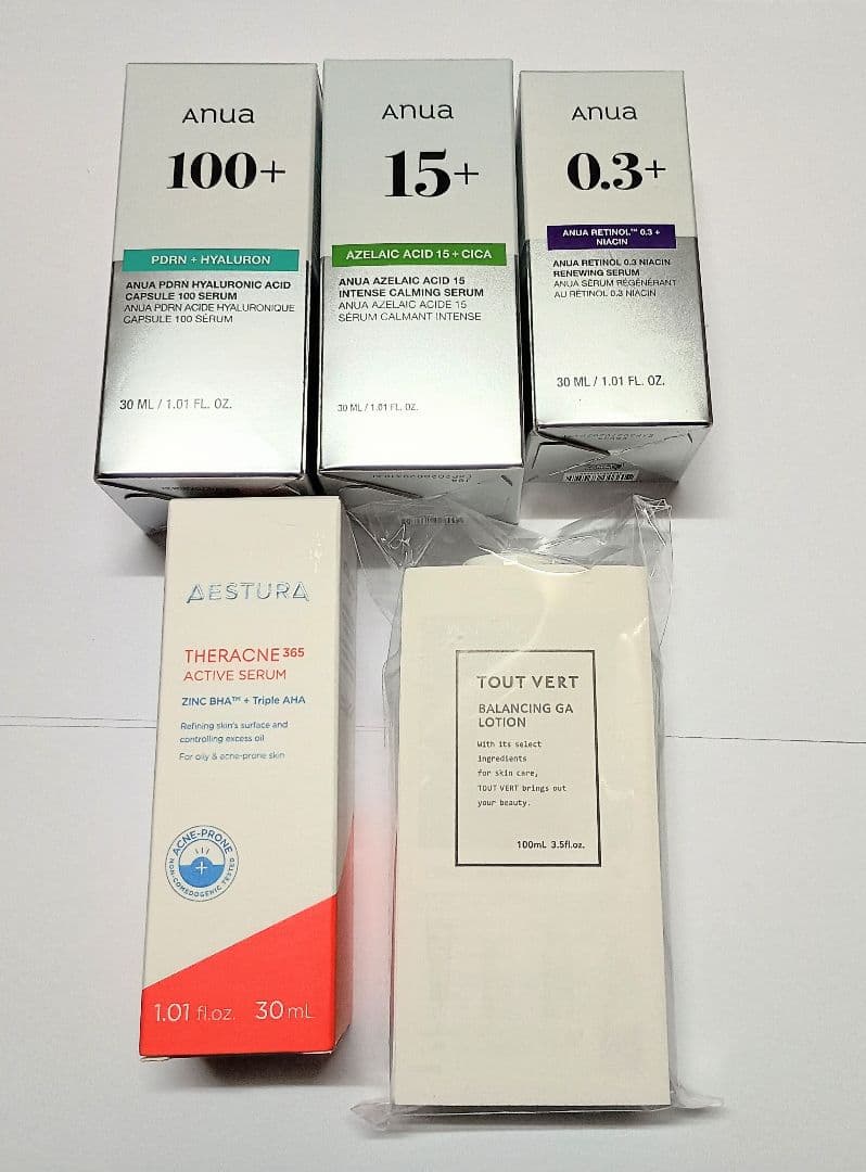 [新品未使用 未開封] anua 他スキンケアセット