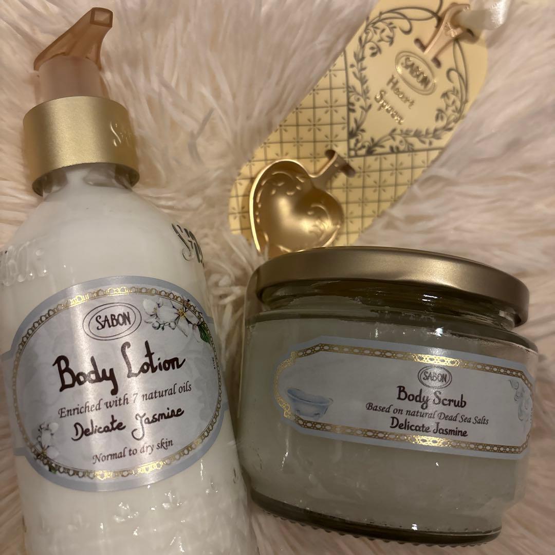 SABON ボディスクラブ ボディローション デリケートジャスミン 新品未使用