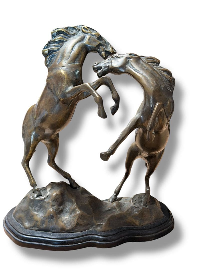 #馬モチーフ ブロンズ調 置物 オブジェ 韓国製