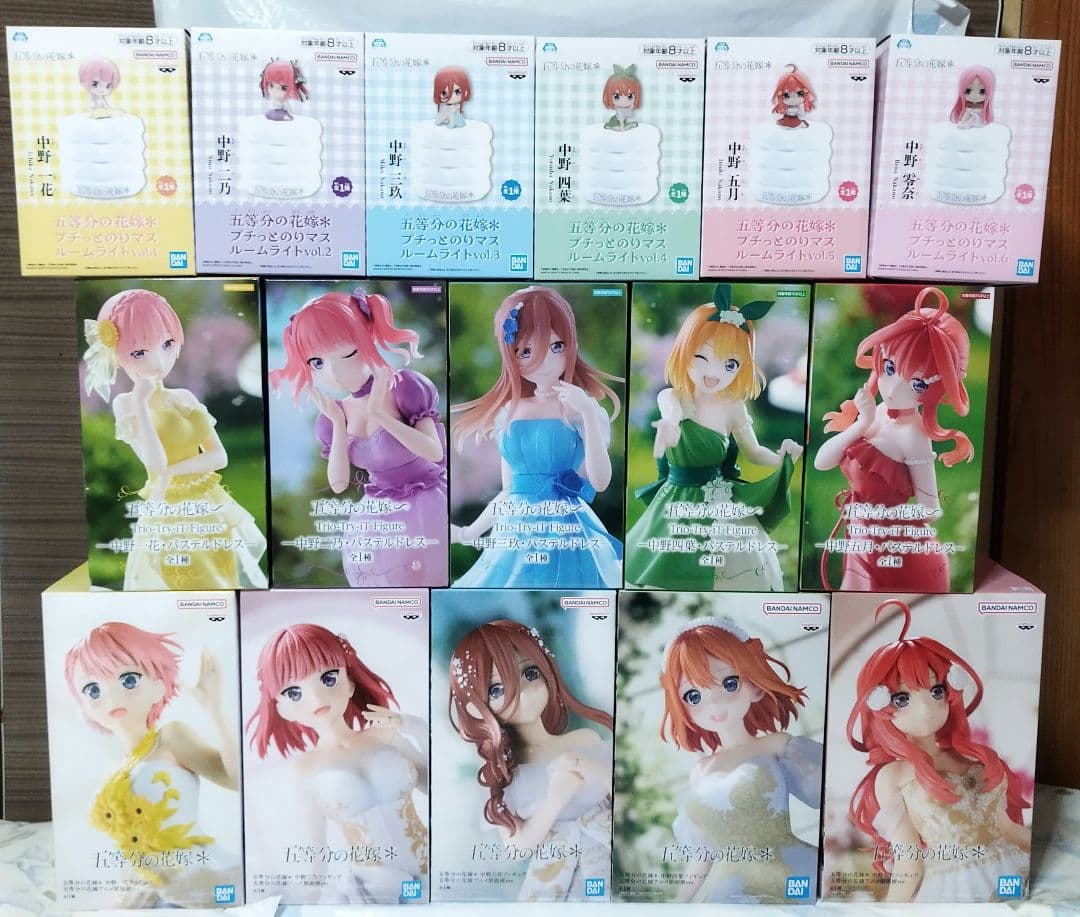 【即購入OK】《五等分の花嫁》中野五姉妹＋α フィギュア16点セット