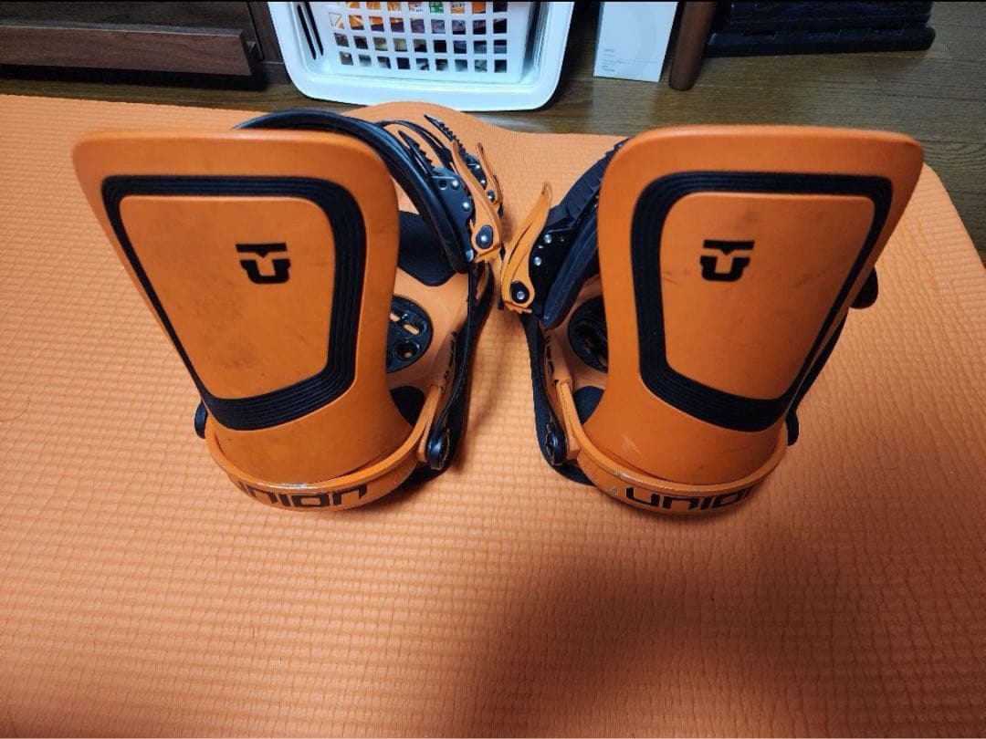 Union ULTRA スノーボード ビンディング Mサイズ オレンジ