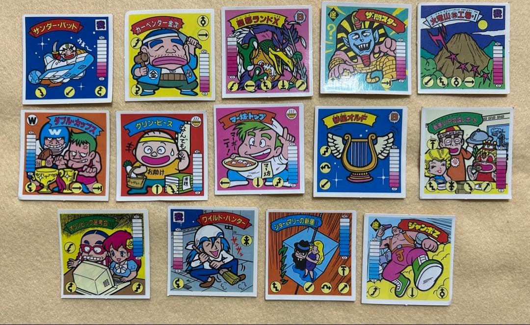 ラーメンばあ ガムラツイスト シール 14枚まとめ売り 当時物 - メルカリ