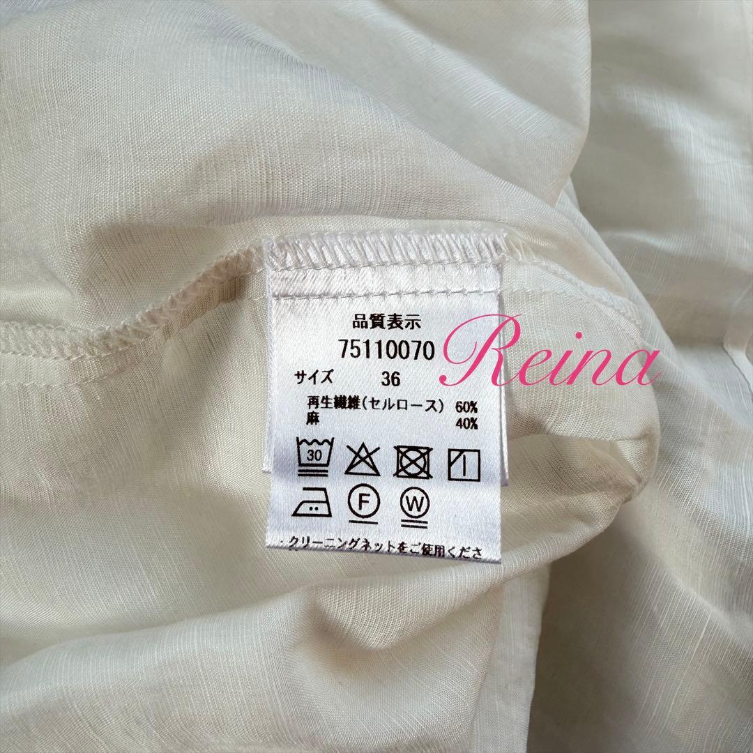 新品タグ付✨神崎恵 タックボリュームブラウス CADUNE カデュネ 36