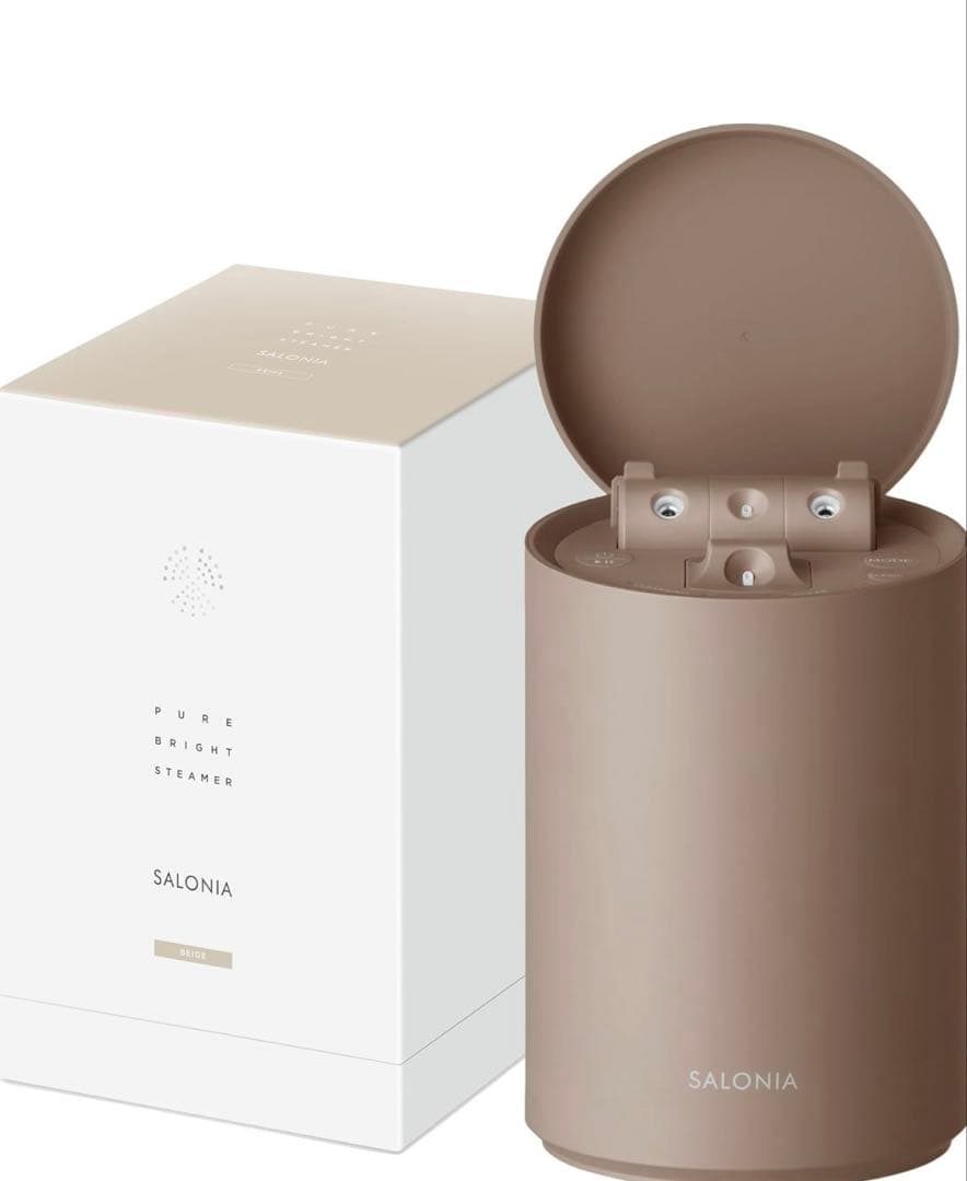 SALONIA サロニア ピュアブライト スチーマー 美容 SAL22207BE - メルカリ