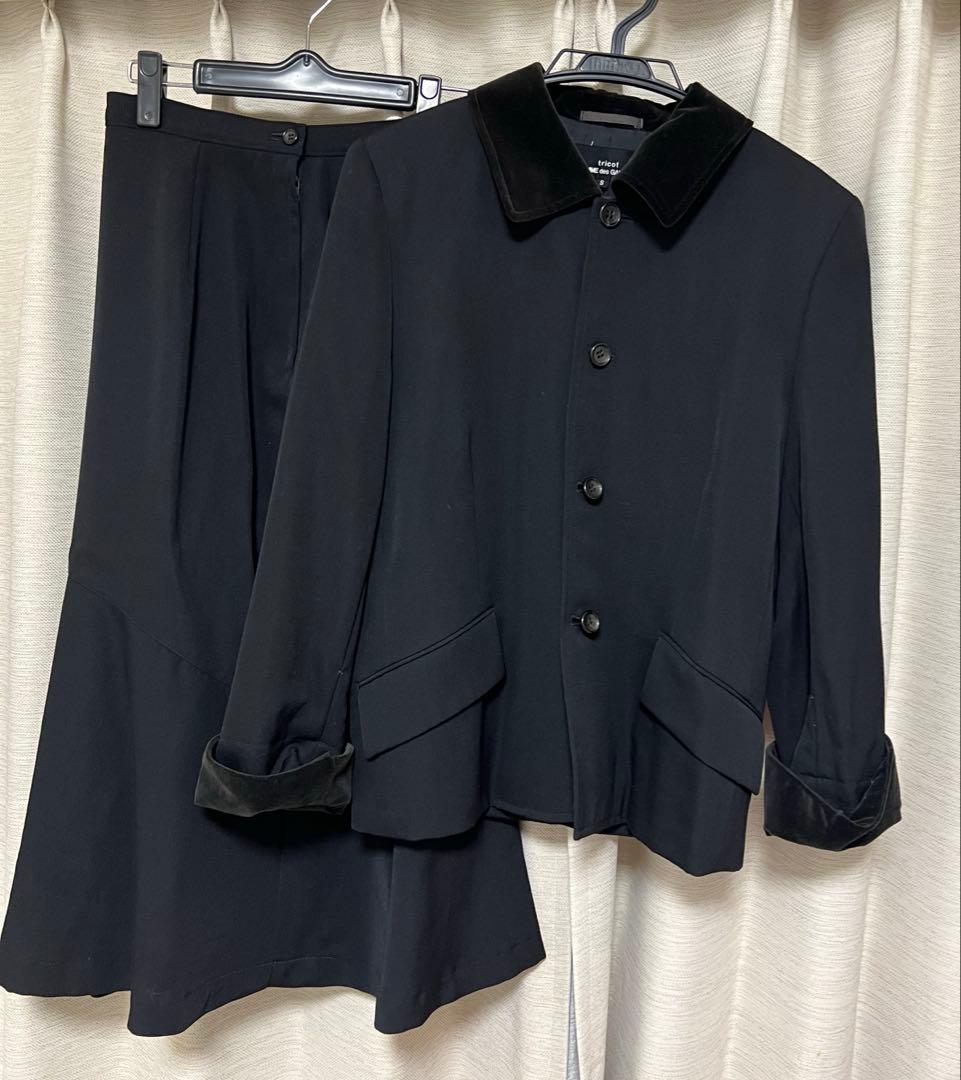 美品】トリココムデギャルソン セットアップ COMME des GARÇONS - メルカリ