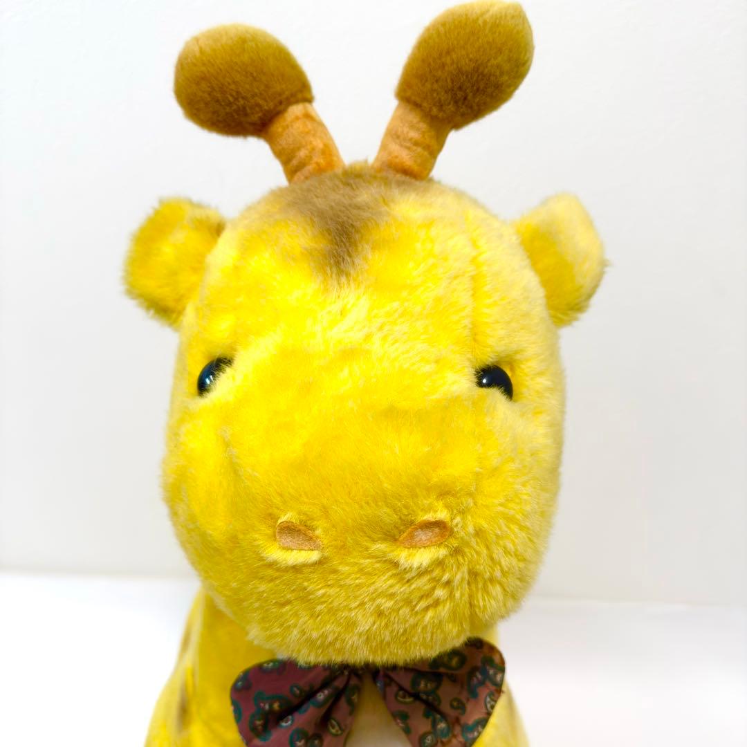 超希少✨タグ付】 昭和レトロ 吉徳 ズーニーキリン 超特大ぬいぐるみ