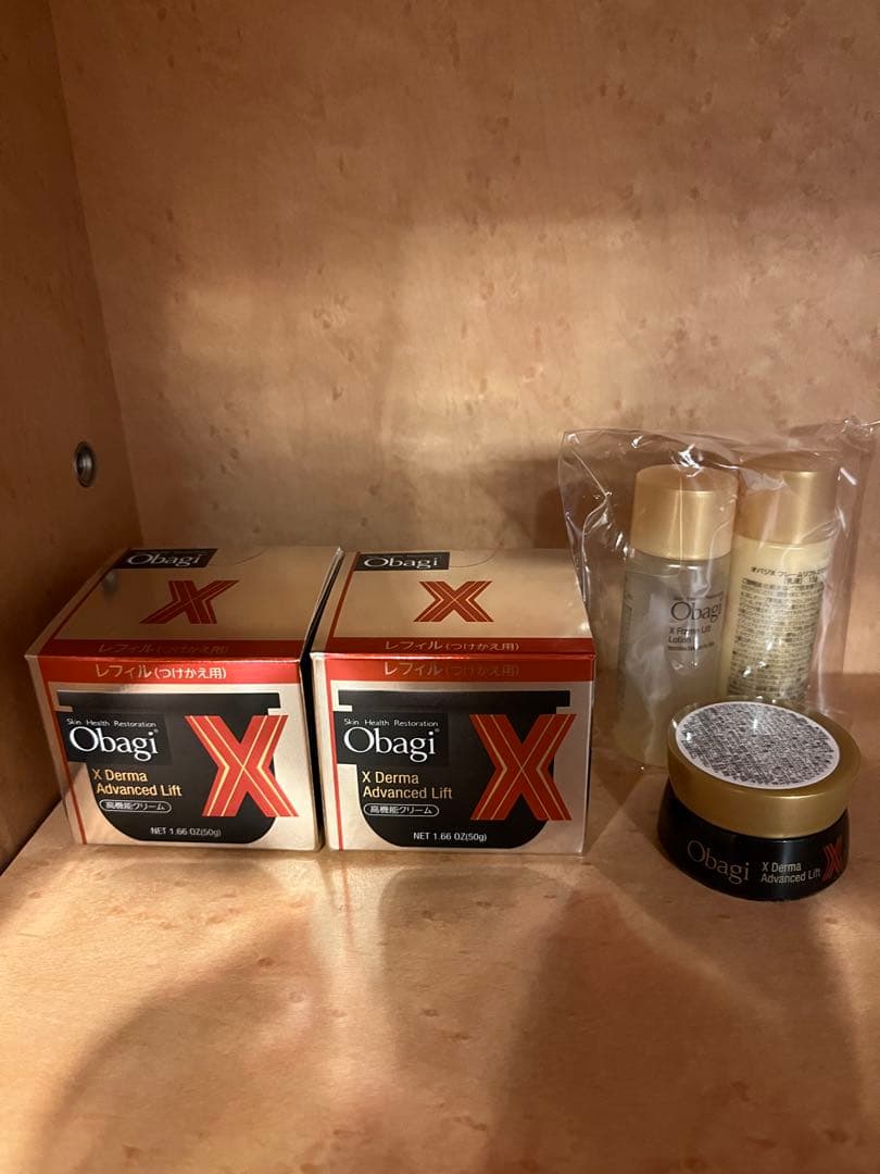 オバジX ダーマアドバンスドリフト つけかえ用レフィル 50g 2個と、おまけ