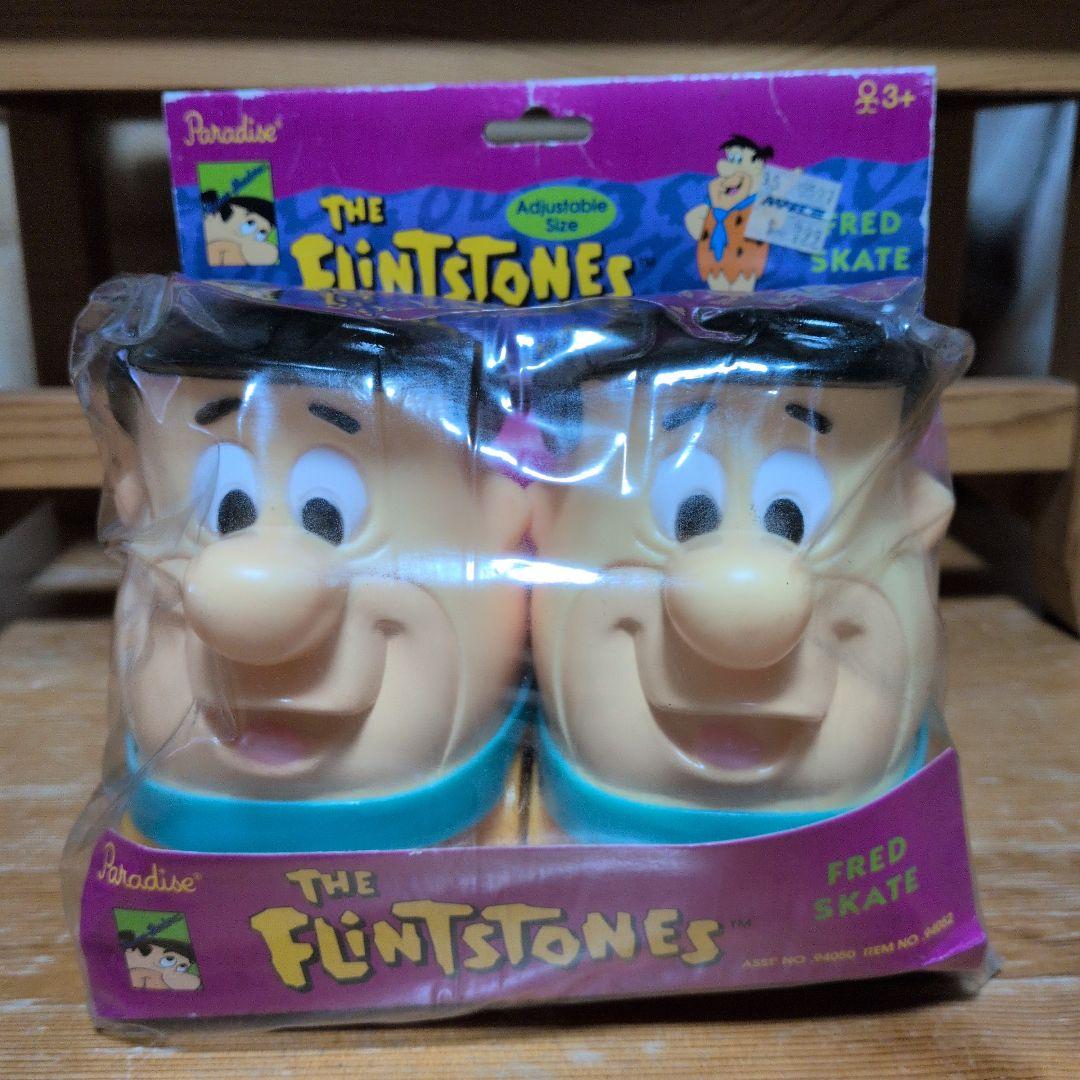 超激レア　フリントストーンフレッドローラースケート1994 パラダイストイズ